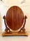 Antique Victorian 19th Century Satin Birch Carved Swing Mirror 5