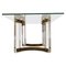 Brass and Acrylic Glass Coffee Table, 1970s 1