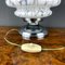 Mid-Century White Murano Glass Mushroom Table Lamp from Mazzega, Image 9