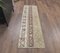 Turkish Vintage Patchwork Small Runner Rug 3