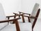 Mid-Century Danish Easy Chairs in Solid Teak and Fabric, 1960s, Set of 2, Image 7