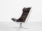 Falcon Chair in Chrome and Leather by Sigurd Ressell for Vatne Möbler, 1970s 2