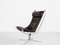 Falcon Chair in Chrome and Leather by Sigurd Ressell for Vatne Möbler, 1970s, Image 2