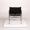 Eichenberger 127-1C-11 Black Leather Chair from Strässle 8