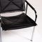 Eichenberger 127-1C-11 Black Leather Chair from Strässle 3