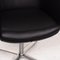 Black Leather Armchair by Walter Knoll 2