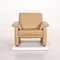 Lucca Beige Leather Armchair by Willi Schillig 4