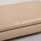 Loop Cream Leather Ottoman by Willi Schillig, Image 2