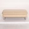 Loop Cream Leather Ottoman by Willi Schillig, Image 6