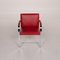 Brno Red Leather Chair from Knoll International, Image 5