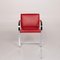 Brno Red Leather Chair from Knoll International 4
