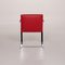 Brno Red Leather Chair from Knoll International 7
