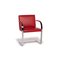 Brno Red Leather Chair from Knoll International 1