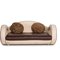 Slow Rider Cream Leather Sofa from Bretz, Image 1