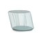 Mint Blue Zag Metal Side Table from Roche Bobois, Image 1