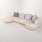 Natuzzi White Leather Corner Sofa, Image 6