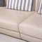 Natuzzi White Leather Corner Sofa 2
