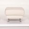 Musterring White Leather Ottoman 4