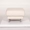 Musterring White Leather Ottoman 7