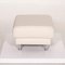 Musterring White Leather Ottoman, Image 5