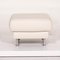 Musterring White Leather Ottoman 6