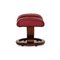 Mayfair Red Leather Stool from Stressless 6