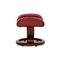 Sgabello Mayfair in pelle rossa di Stressless, Immagine 6