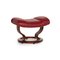 Sgabello Mayfair in pelle rossa di Stressless, Immagine 1