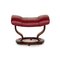 Mayfair Red Leather Stool from Stressless, Image 7