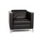 Foster 500 Black Leather Armchair by Walter Knoll 1