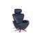 Dodo Cassina Dodo Dark Blue Leather Armchair, Image 1