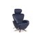 Poltrona Dodo Cassina Dodo in pelle blu scuro, Immagine 1