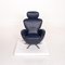 Dodo Cassina Dodo Dark Blue Leather Armchair, Image 6