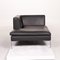 Charles Anthracite Gray Leather Chaise Lounge from B&B Italia 7
