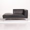 Charles Anthracite Gray Leather Chaise Lounge from B&B Italia 4