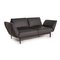 Mera Dark Gray Leather Sofa by Rolf Benz 4