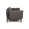 Mera Dark Gray Leather Sofa by Rolf Benz 6