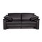 Concept Plus Black Leather Sofa by Ewald Schillig 1