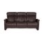Himolla Dark Brown Leather Sofa, Image 1