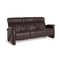 Himolla Dark Brown Leather Sofa 5
