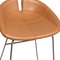 Moroso Fjord Cognac Leather Bar Stool, Set of 2 2