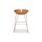 Moroso Fjord Cognac Leather Bar Stool, Set of 2 6