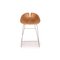 Moroso Fjord Cognac Leather Bar Stool, Set of 2 4