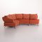 Orange Patterned Corner Sofa by Rolf Benz 11