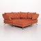 Orange Patterned Corner Sofa by Rolf Benz 2