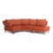 Orange Patterned Corner Sofa by Rolf Benz 1