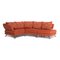 Orange Patterned Ecksofa von Rolf Benz 1