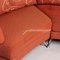 Orange Patterned Corner Sofa by Rolf Benz 5
