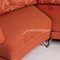 Orange Patterned Corner Sofa by Rolf Benz, Image 5