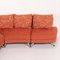 Orange Patterned Corner Sofa by Rolf Benz 9